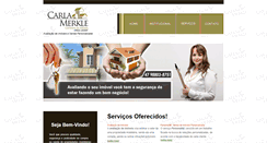 Desktop Screenshot of carlamerkle.com.br